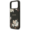 iPhone 17 Pro Max Guess Grained Flowers Classic Logo MagSafe tok fekete - 4. kép