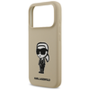 iPhone 17 Pro Barna Karl Lagerfeld - Silicone Sketch & Logo (KLHMP17LSKIGROW) tok - 0. kép