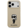 iPhone 17 Pro Max Barna Karl Lagerfeld - Silicone Sketch & Logo (KLHMP17XSKIGROW) tok - 0. kép