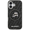 Apple iPhone 17 Karl Lagerfeld - Glitter MagSafe (KLHMP17SHMKBKCHOK) - Fekete Karl&Choupette Head tok - 3. kép