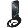 iPhone 17 Pro Max Guess 4G Big Logo Cord Stap Crossbody barna tok - 2. kép