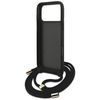 iPhone 17 Pro Max Guess 4G Big Logo Cord Stap Crossbody barna tok - 4. kép