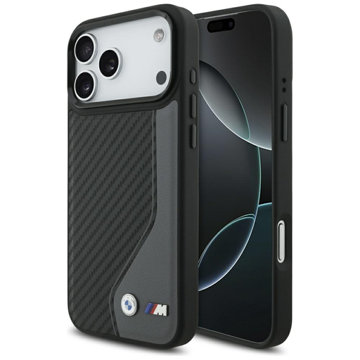 iPhone 17 Pro Max BMW M Carbon Logo MagSafe anthracit tok iPhone 17 Pro Max BMW M Carbon Logo MagSafe anthracit tok