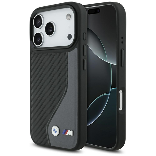iPhone 17 Pro BMW M Carbon Logo MagSafe tok antracit