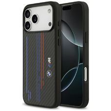 iPhone 17 Pro Max BMW M Kevlar Vonalak & Logó MagSafe fekete tok