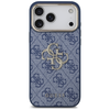 iPhone 17 Pro Max Guess 4G Big 4G Classic Logo kék arany tok - 1. kép