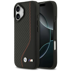 iPhone 17 BMW M Carbon Line & Logo MagSafe tok piros