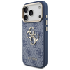 iPhone 17 Pro Guess 4G Big 4G Classic Logo kék arany tok - 0. kép