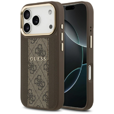 iPhone 17 Pro Guess 4G Stripe MagSafe barna tok