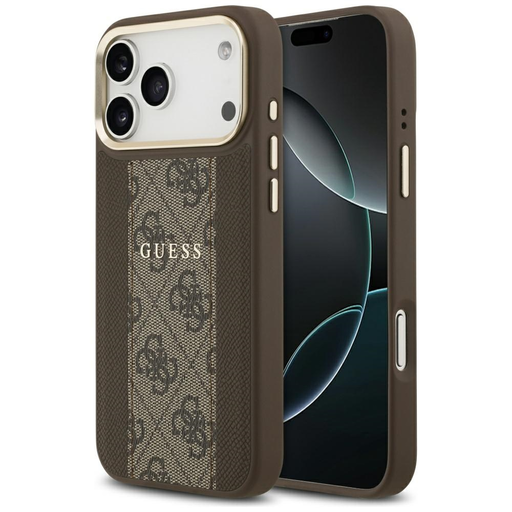 iPhone 17 Pro Max Guess 4G Stripe MagSafe tok barna iPhone 17 Pro Max Guess 4G Stripe MagSafe tok barna