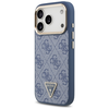 iPhone 17 Pro Guess 4G Triangle Logo MagSafe tok kék arany - 0. kép