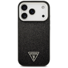 iPhone 17 Pro Guess Glitter Triangle Logo MagSafe fekete tok - 1. kép