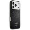 iPhone 17 Pro Guess Glitter Triangle Logo MagSafe fekete tok - 2. kép