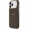 iPhone 17 Pro Max Guess Peony Hot Stamp MagSafe barna tok - 0. kép
