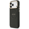 iPhone 17 Pro Max Guess Peony Hot Stamp MagSafe fekete tok - 0. kép