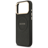 iPhone 17 Pro Max Guess Peony Hot Stamp MagSafe fekete tok - 4. kép