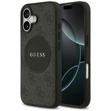 iPhone 17 Guess 4G Circle Classic Logo MagSafe fekete tok