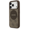 iPhone 17 Pro Guess 4G Circle Classic Logo MagSafe tok barna - 0. kép
