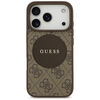 iPhone 17 Pro Guess 4G Circle Classic Logo MagSafe tok barna - 1. kép