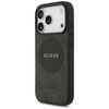 iPhone 17 Pro Guess 4G Circle Classic Logo MagSafe fekete tok - 0. kép