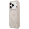 iPhone 17 Pro Guess 4G Circle Classic Logo MagSafe tok rózsaszín - 0. kép