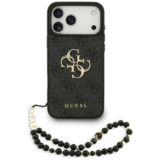 iPhone 17 Pro Max Guess 4G Strap 4G Classic Logo fekete tok