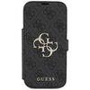 iPhone 17 Pro Guess Book 4G Metal Logo fekete tok - 1. kép