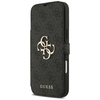 iPhone 17 Pro Max Guess Book 4G Metal Logo fekete tok - 0. kép