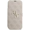 iPhone 17 Pro Max Guess Book 4G Metal Logo rózsaszín tok - 1. kép