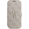 iPhone 17 Pro tok Guess Book 4G Metal Logo rózsaszín tok - 1. kép