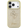 iPhone 17 Pro Guess Fixed Glitter Big 4G arany tok - 1. kép
