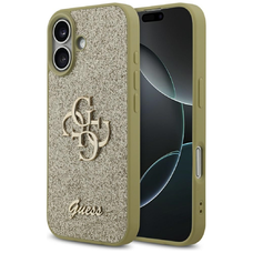 iPhone 17 Guess Fixed Glitter Big 4G arany tok