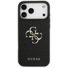 iPhone 17 Pro Max Guess Grained Big 4G & Classic Logo tok fekete - 1. kép