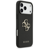 iPhone 17 Pro Max Guess Grained Big 4G & Classic Logo tok fekete - 2. kép