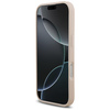 iPhone 17 Guess Grained Big 4G & Classic Logo rózsaszín tok - 3. kép