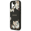 iPhone 17 Etui Guess Grained Flowers Classic Logo MagSafe fekete tok - 4. kép