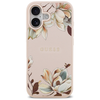 iPhone 17 tok Guess Grained Flowers Classic Logo MagSafe rózsaszín tok - 1. kép