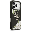 iPhone 17 Pro Case Guess Grained Roses & Big 4G Logo fekete tok - 2. kép