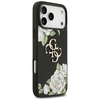 iPhone 17 Pro Max Guess Grained Roses & Big 4G Logo fekete tok - 2. kép