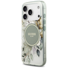 iPhone 17 Pro Guess IML Virág & Tonális Kör MagSafe tok zöld - 0. kép