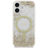 iPhone 17 Guess Resin Bottom Glitter MagSafe tok arany - 1. kép