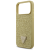 iPhone 17 Pro Max Guess Rhinestone Triangle Logo arany tok - 4. kép