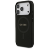 iPhone 17 Pro Guess Saffiano Classic Logo MagSafe fekete tok - 0. kép