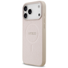 iPhone 17 Pro Max Guess Saffiano Classic Logo MagSafe tok rózsaszín - 0. kép