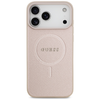 iPhone 17 Pro Max Guess Saffiano Classic Logo MagSafe tok rózsaszín - 1. kép