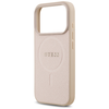 iPhone 17 Pro Guess Saffiano Classic Logo MagSafe rózsaszín tok - 4. kép