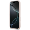 iPhone 17 Pro Guess Silicone Script Metal Logo MagSafe tok rózsaszín - 3. kép