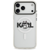 iPhone 17 Pro Max Karl Lagerfeld IML Choupette Sketch Logo MagSafe átlátszó tok - 1. kép