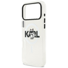 iPhone 17 Pro Max Karl Lagerfeld IML Choupette Sketch Logo MagSafe átlátszó tok - 4. kép