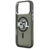 iPhone 17 Pro Max Karl Lagerfeld IML Glitter Karl & Choupette Sketch Logo MagSafe fekete tok - 4. kép